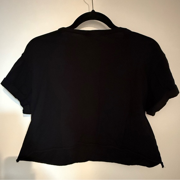 French Pastry Black Tee with Red Devil Design - Picture 2 of 3